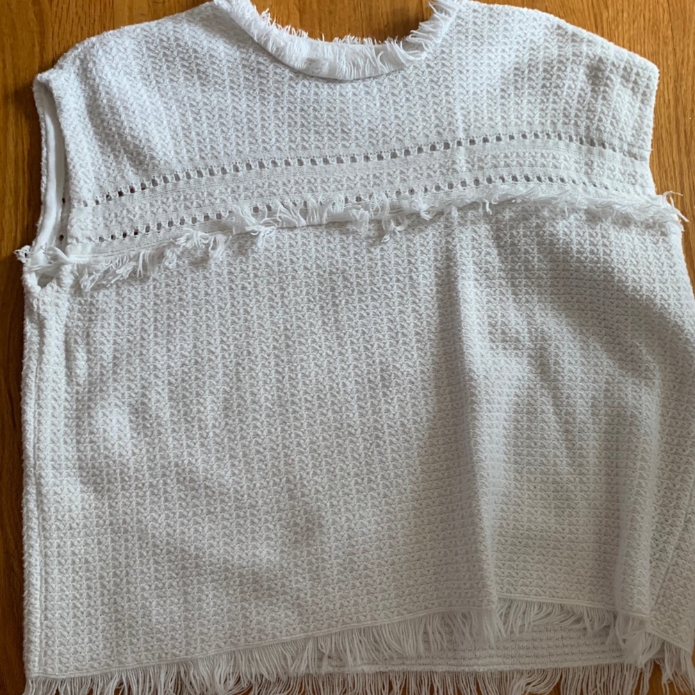 White sweater/top from target